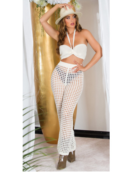 Sexy Set in model 19631732 look Pants + Crop Top - Style fashion