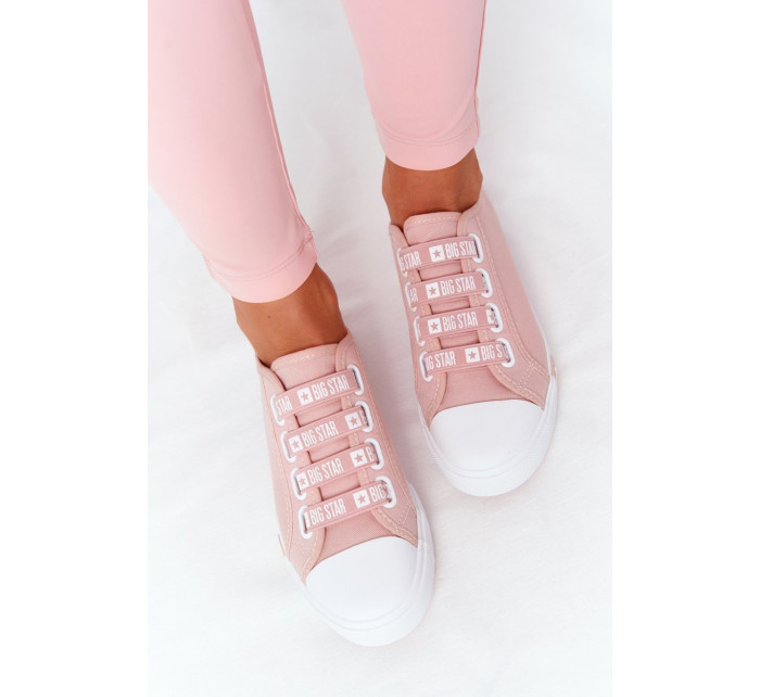 Women's Sneakers With Drawstring BIG STAR  Pink