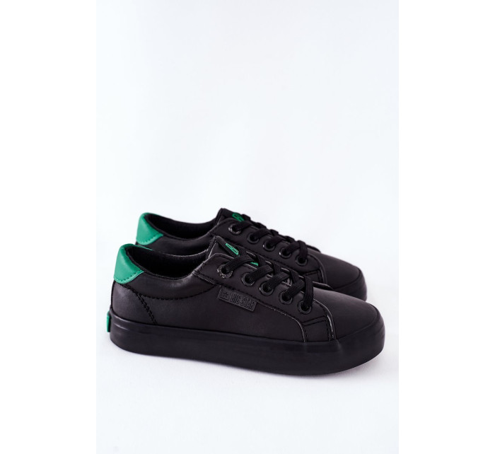 Children's Leather Sneakers BIG STAR DD374147 Black