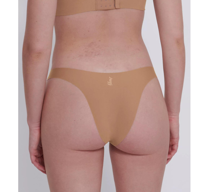 Dámská tanga ZERO Feel 2.0 Tiny tanga - BROWN - hnědé 00CM - SLOGGI