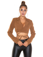 Sexy long sleeve model 19619832 Jacket to tie - Style fashion