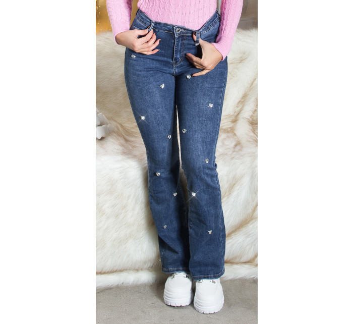 Sexy Musthave Bootcut Jeans "Hearts"