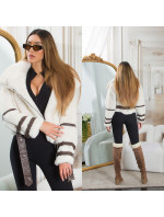 Sexy faux Winter Jacket with details model 20559156 - Style fashion