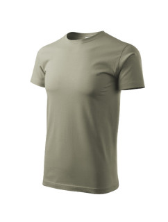 Heavy New tričko unisex světlá khaki