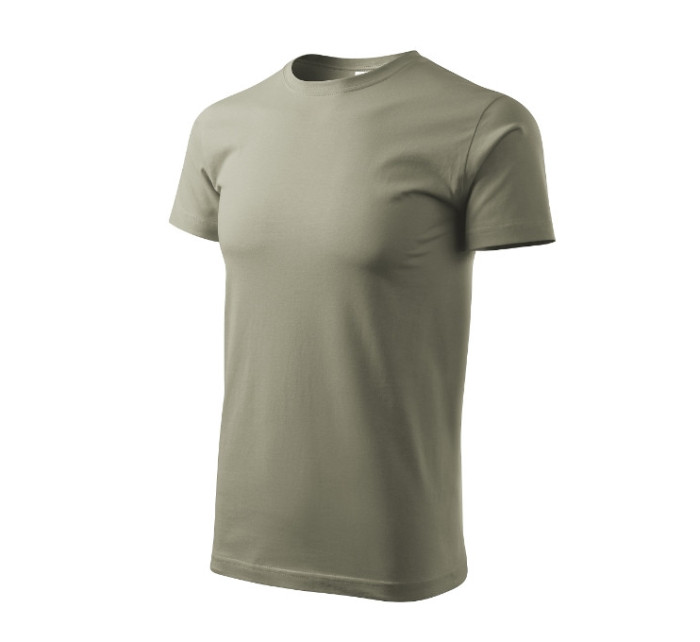 Heavy New tričko unisex světlá khaki