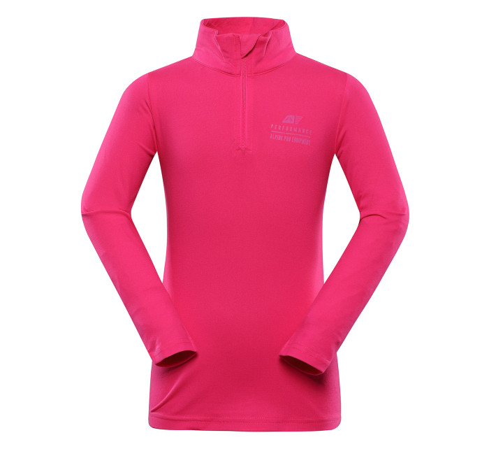 Dětské rychleschnoucí triko ALPINE PRO STANSO pink glo