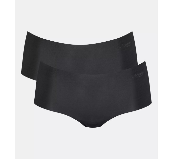 Dámské kalhotky ZERO Microfibre 2.0 Short 2P - BLACK - černé 0004 - SLOGGI