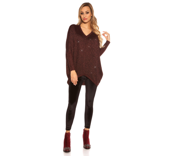 Trendy KouCla model 19588092 Oversize Glitter jumper - Style fashion