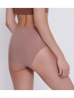 Dámské kalhotky ZERO Feel 2.0 High waist - BROWN - sv. hnědé 1141 - SLOGGI