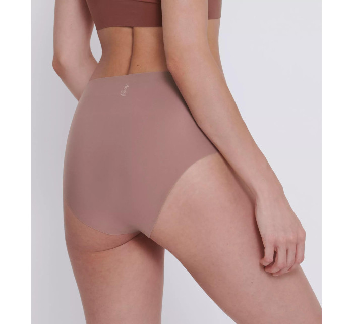 Dámské kalhotky ZERO Feel 2.0 High waist - BROWN - sv. hnědé 1141 - SLOGGI