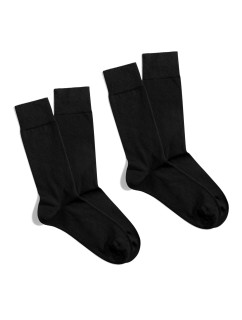 2Pack Ponožky Essentials model 20294936 Elegance Black - Banana Socks