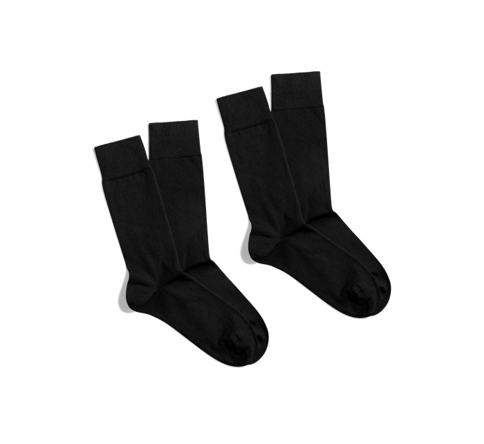 2Pack Ponožky Essentials model 20294936 Elegance Black - Banana Socks