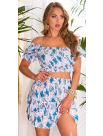 Sexy Koucla 2Piece Set Sukně + CropTop off-shoulder