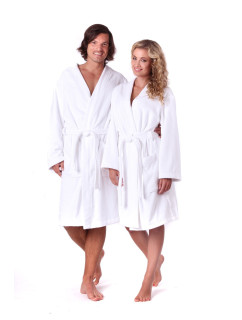 Unisex župan Sauna kimono bílá - Vestis