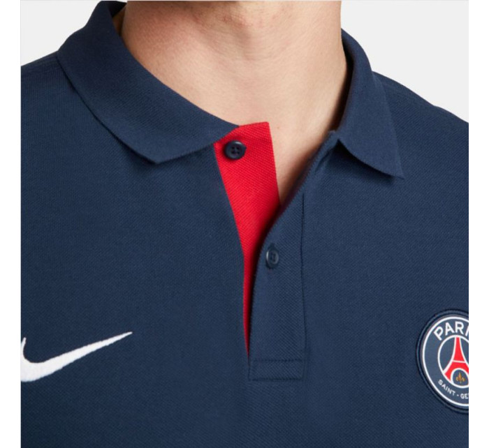 Pánské polo tričko PSG M model 17545602 410 - NIKE