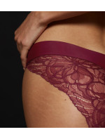 Dámské kalhotky Body Make-Up Illusion Lace Highleg Tai - RED - červené 00EW - TRIUMPH