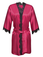 DKaren Housecoat Viola Crimson