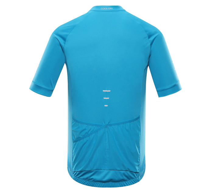 Pánský cyklistický dres ALPINE PRO SAGEN neon atomic blue