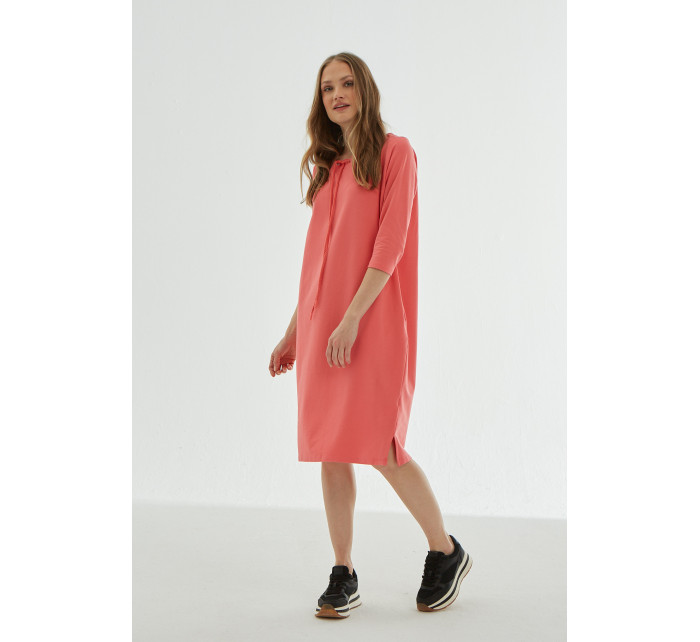 Monnari Šaty Peach Cotton Dress Multi Pink