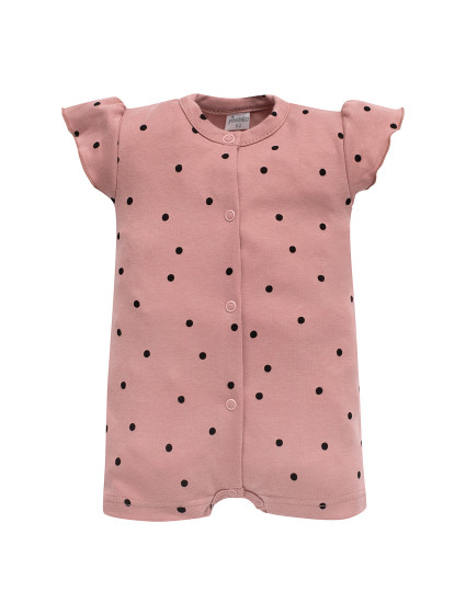 Pinokio Romper s knoflíky Tres Bien 1-02-2402-24 Pink