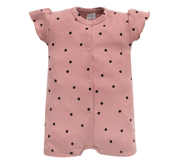 Pinokio Romper s knoflíky Tres Bien 1-02-2402-24 Pink