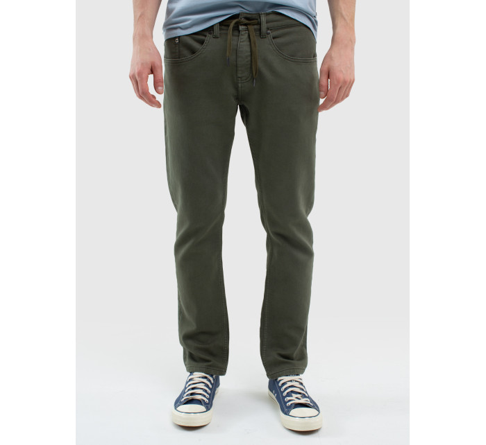 Velké hvězdné jogger kalhoty Denim 190102 Khaki-303