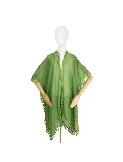 Art of Polo Poncho sz23181-7 Lime