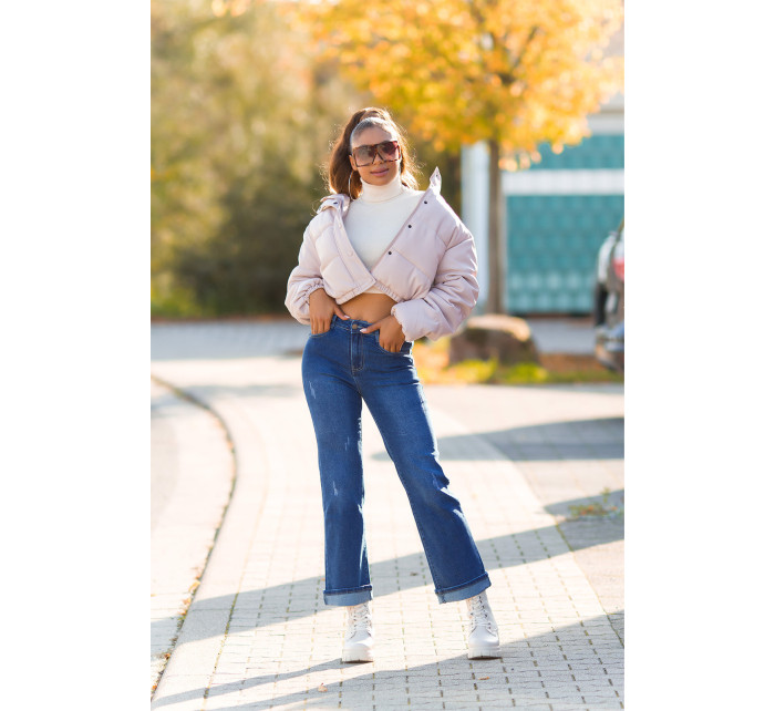 Sexy Highwaist Push up použitý vzhled flarred Jeans