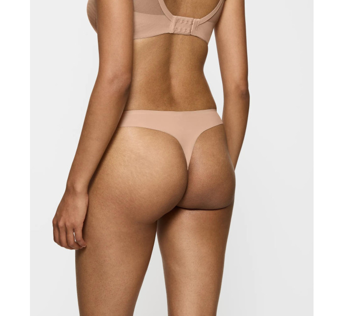 Dámská tanga Smart Invisible String - BROWN - sv. hnědé 00EP - TRIUMPH