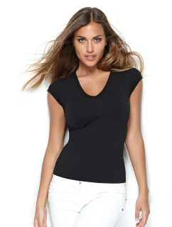 Triko dámské bezešvé T-shirt Dallas Intimidea Barva: Černá, velikost LXL
