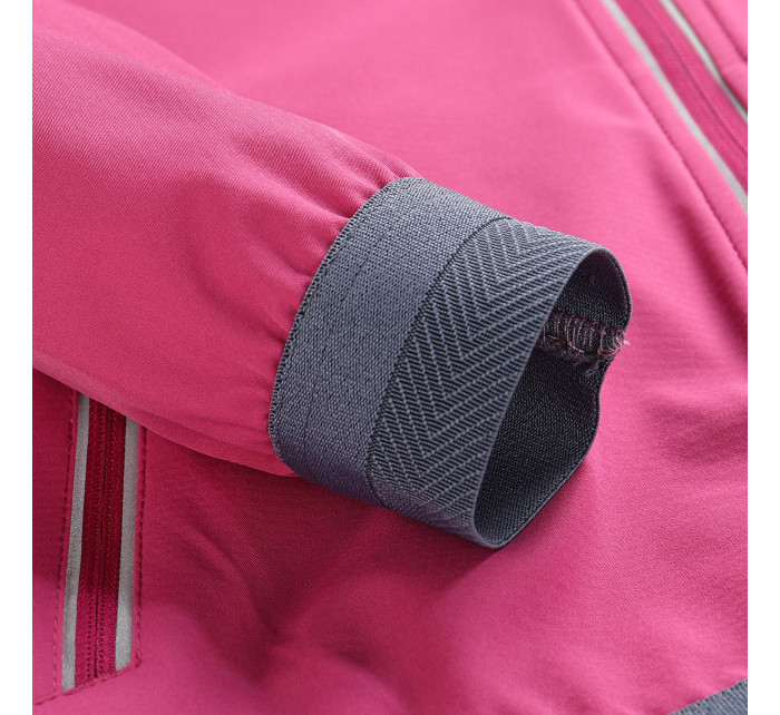 Dětská softshellová bunda ALPINE PRO TYCHO fuchsia red