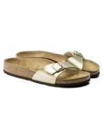 Dámské žabky Birkenstock Madrid Birko-Flor Gold regular wide (1016106) dámské