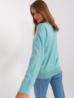 Sweter AT SW model 18895597 mietowy - FPrice