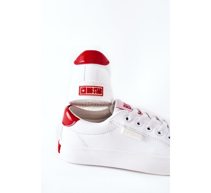 Children's Leather Sneakers BIG STAR DD374134 White