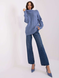 Sweter AT SW  ciemny niebieski model 19018639 - FPrice