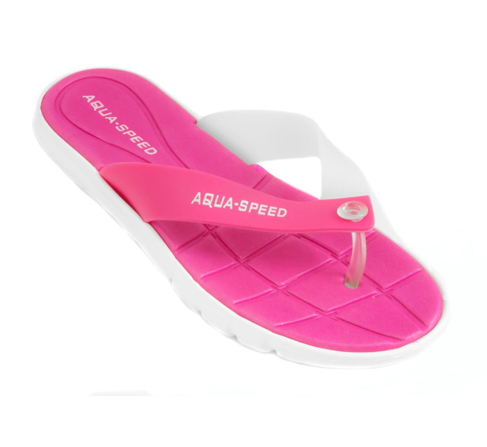 AQUA SPEED Bazénové pantofle Bali Pink/White