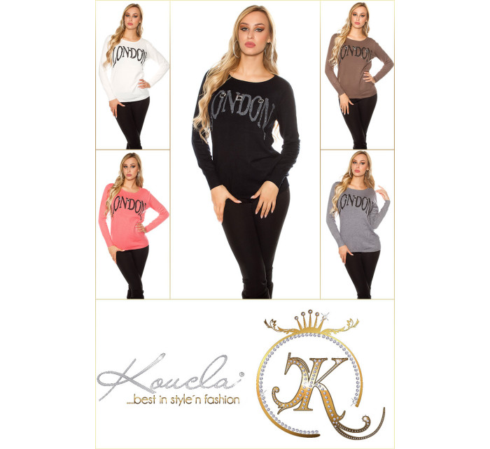 Trendy Koucla pulli LONDON s krajkou