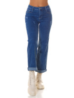 Sexy used look push up flarred jeans