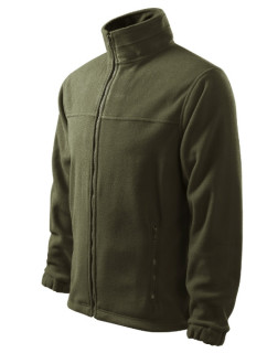 Jacket fleece pánský military