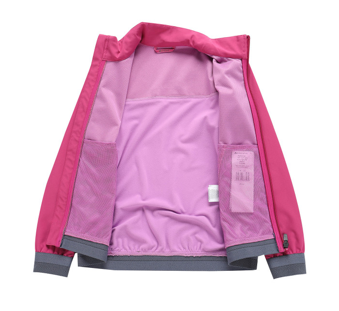 Dětská softshellová bunda ALPINE PRO TYCHO fuchsia red