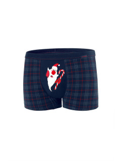 Boxerky Santa Claus 007/61 Navy Blue - Cornette