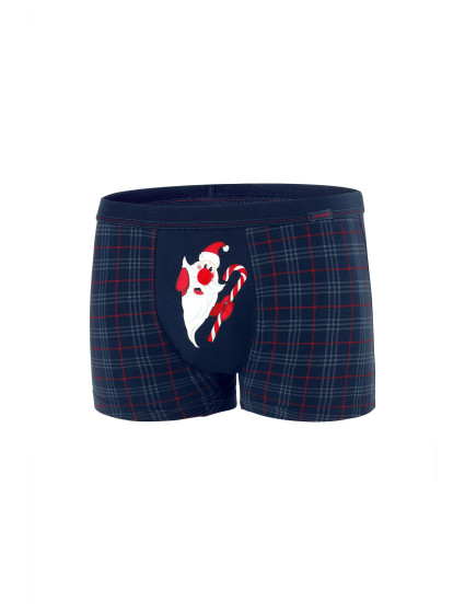 Boxerky Santa Claus 007/61 Navy Blue - Cornette