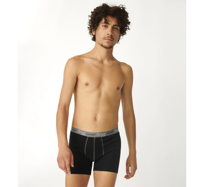 Pánské boxerky Start Short C2P box - BLACK - černé 0004 - SLOGGI