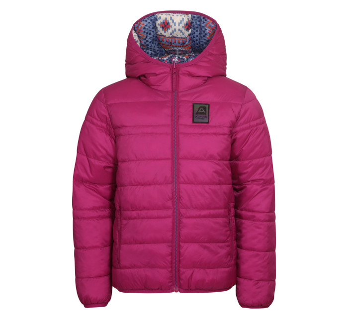 Dětská oboustranná bunda hi-therm ALPINE PRO MICHRO fuchsia red varianta pa