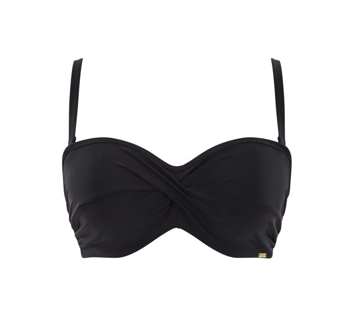 Vrchní díl plavek Anya Riva Bandeau Bikini black model 17872890 - Swimwear