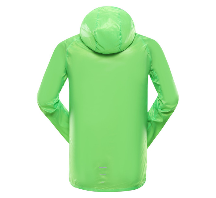 Pánská ultralehká bunda s impregnací ALPINE PRO BIK neon green gecko