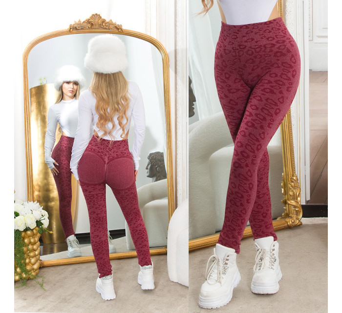 Sexy Highwaist Fitness Leggings "Leo" with Scrunch