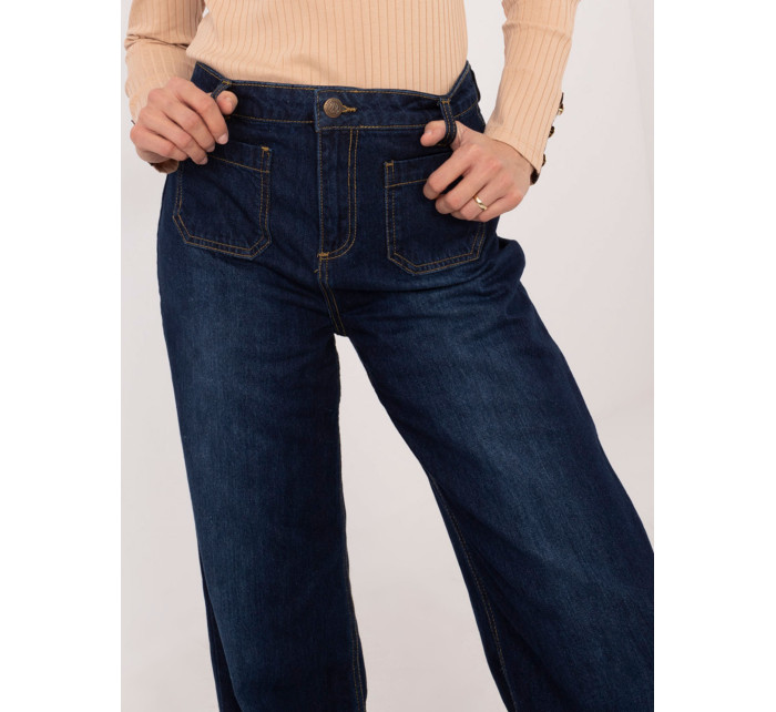 Spodnie jeans model 20612218 ciemny niebieski - FPrice