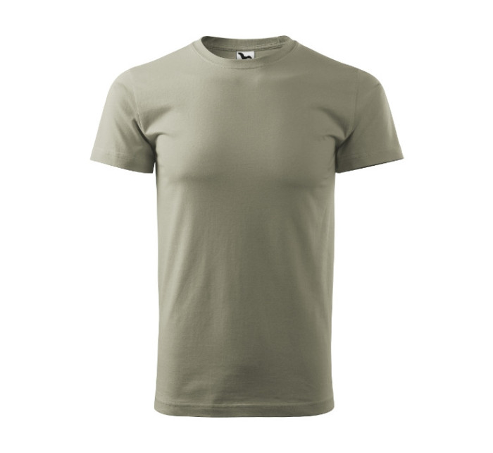 Heavy New tričko unisex světlá khaki