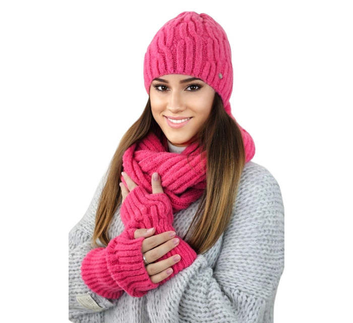 Hat&Scarf model 19138819 Fuchsie - Kamea